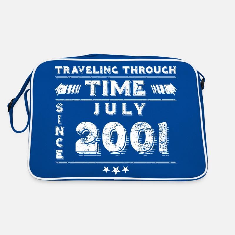 Vintage Zeitreise Geburtstags Design Juli 2001 Retro Tasche