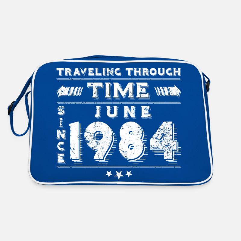 Vintage Zeitreise Geburtstags Design Juni 1984 Retro Tasche