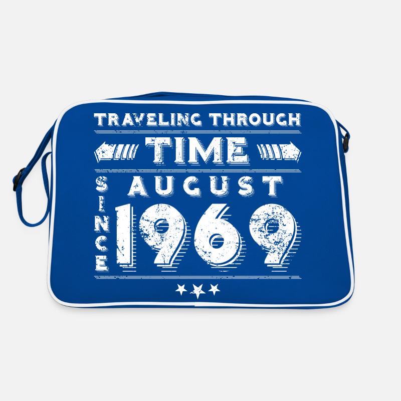 Vintage Zeitreise Geburtstags Design August 1969 Retro Tasche