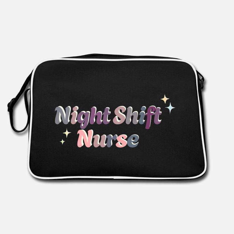 Nachtschicht-Krankenschwester/Krankenbruder Retro Tasche