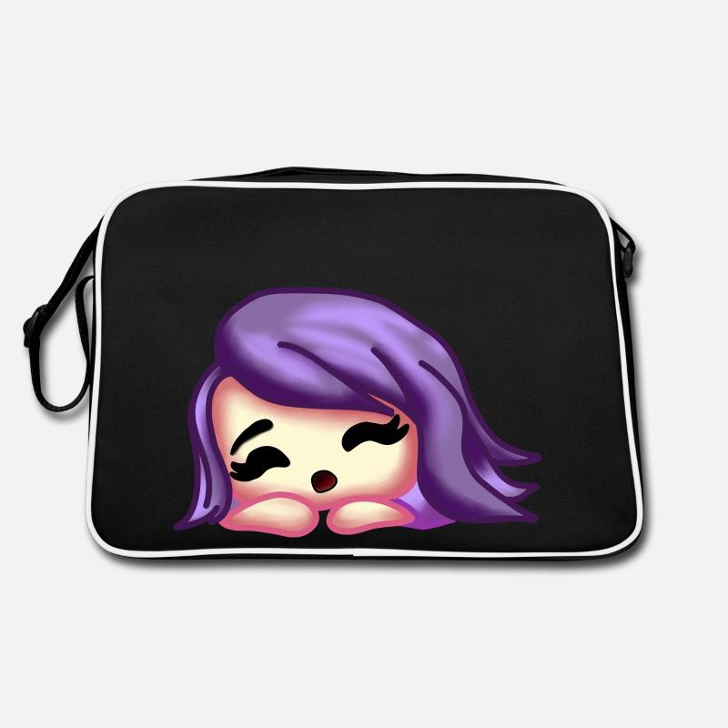 sleeping chibi girl Retro Bag