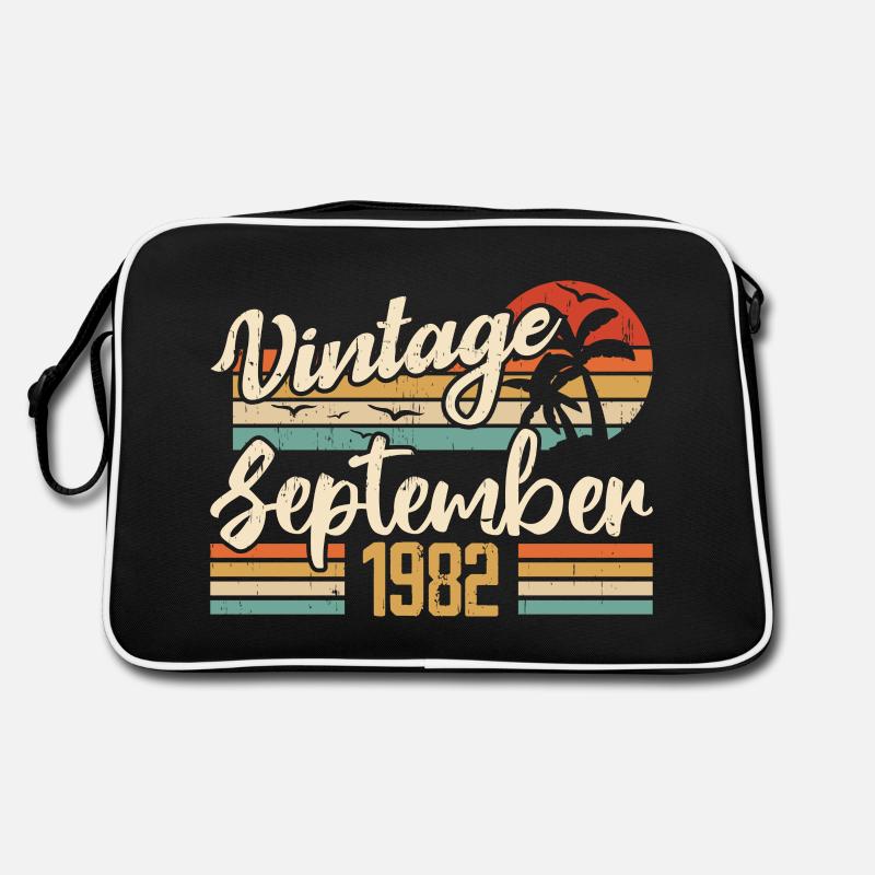 September 1982 Geburtstagsgeschenk September 1982 Retro Tasche