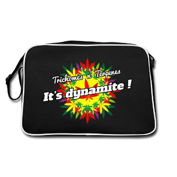 Explosion of senses - Retro Bag - black/white - Back