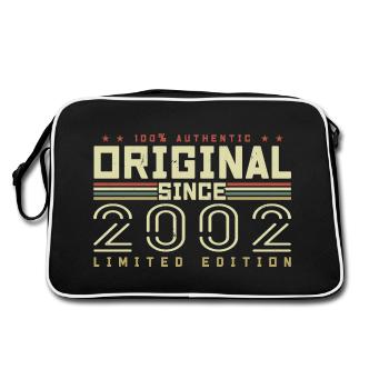 Original 2002 Cadeau Anniversaire 2002 Rétro 2002 - Sac Retro - noir/blanc - Dos