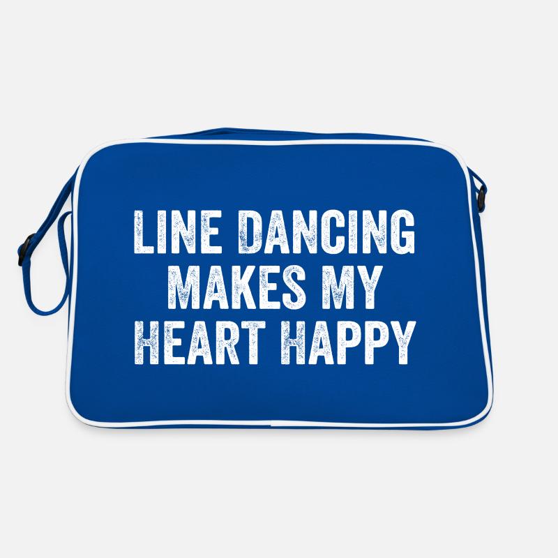 Line Dancing Makes My Heart Happy Sac Retro