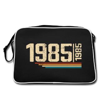 Millésime Anniversaire 1985 Fête Anniversaire 1985 - Sac Retro - noir/blanc - Dos