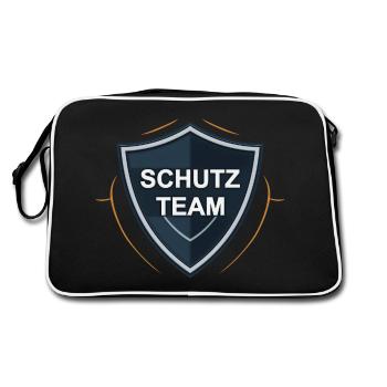 Protection team - Retro Bag - black/white - Back