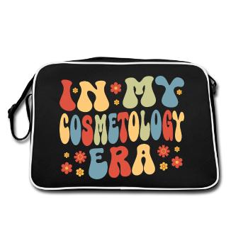 Ästhetik In meiner Kosmetologie-Ära Kosmetikerin - Retro Tasche - Schwarz/Weiß - Hinten