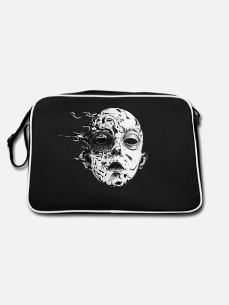 Cauchemar démoniaque - Sac Retro - noir/blanc - Dos