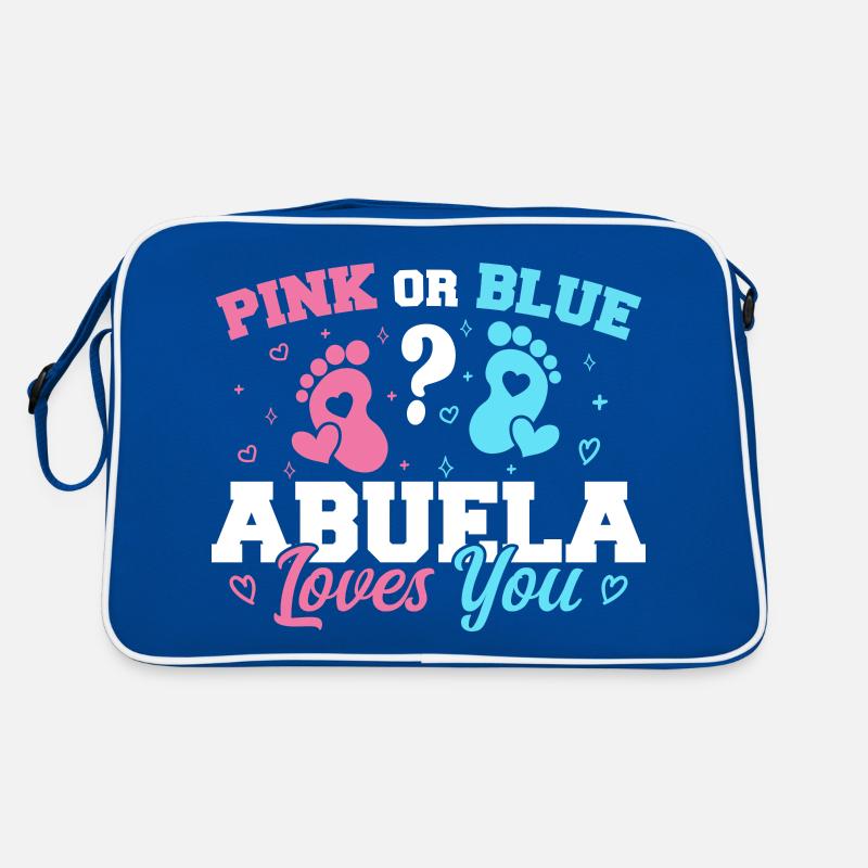Rosa oder Blau Abuela liebt dich - Abuela Oma Retro Tasche