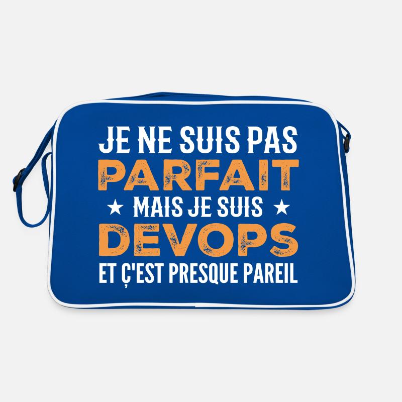 Je Ne Suis Pas Parfait Mais Je Suis Devops Sac Retro