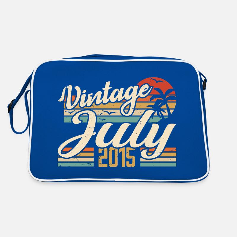 Juli 2015 Geschenk, 9. Jahrestag Juli 2015 Retro Tasche