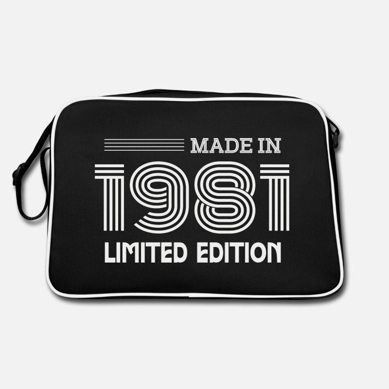 cadeau anniversaire 1981 idée cadeau 1981 Sac Retro