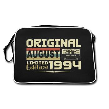 August 1994 - Born in August 1994 Built in August 1994 - Retro Bag - black/white - Back