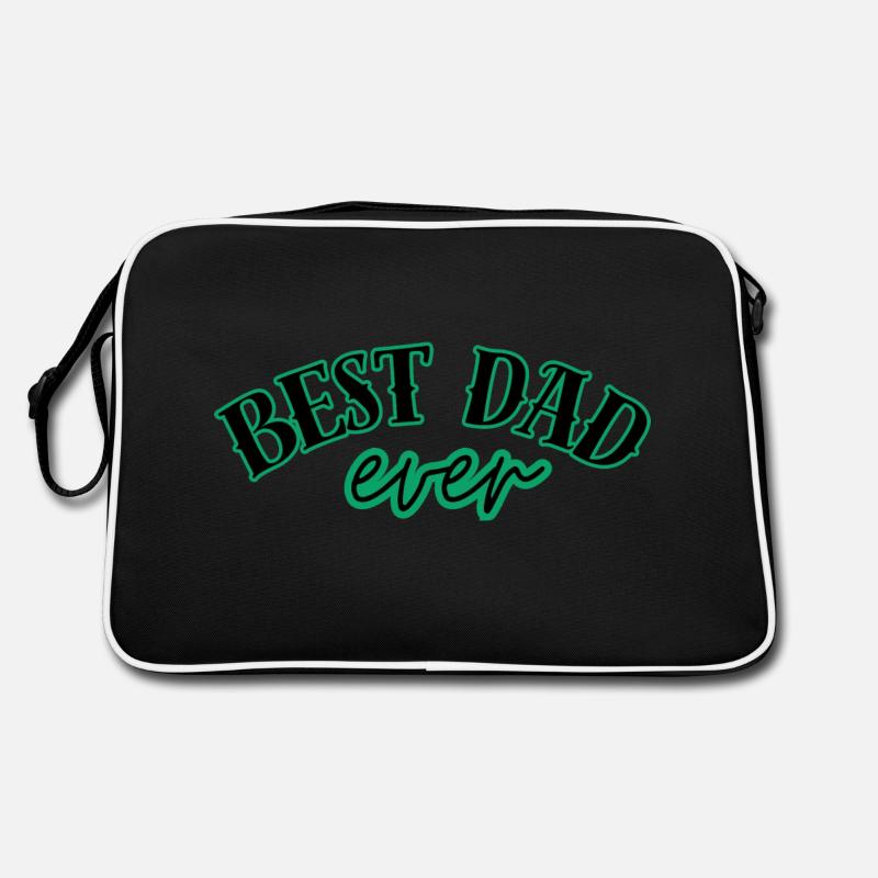 Bester Vater aller Zeiten Retro Tasche