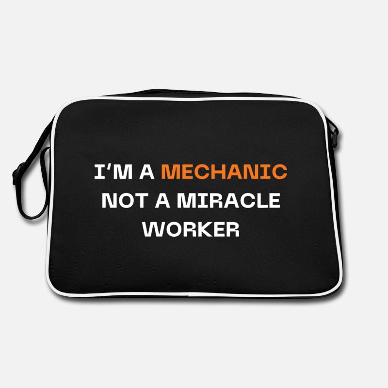 I'm a Mechanic | Funny Mechanic Quote Retro Bag