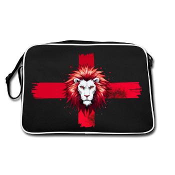 Le Lion Anglais - Sac Retro - noir/blanc - Dos
