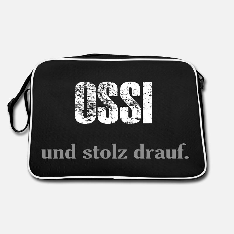 Ossi - und stolz drauf. Retro Tasche