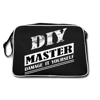 DIY Master - Retro Bag - black/white - Back