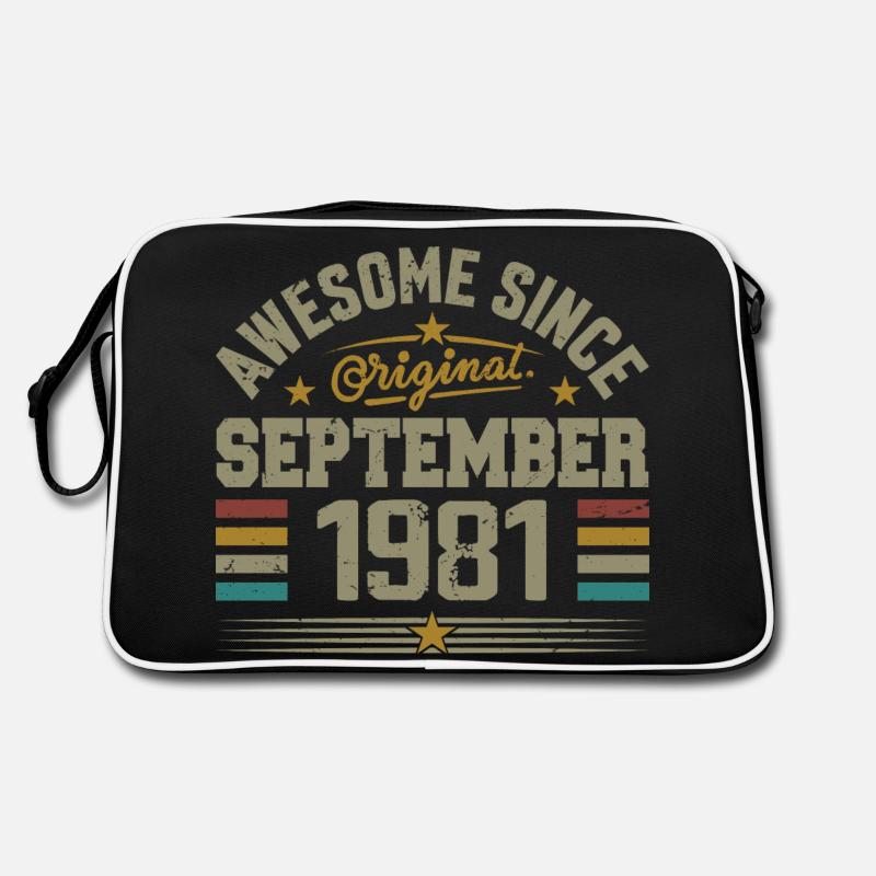 Cadeau Septembre 1981 Construit en Septembre 1981 Sac Retro