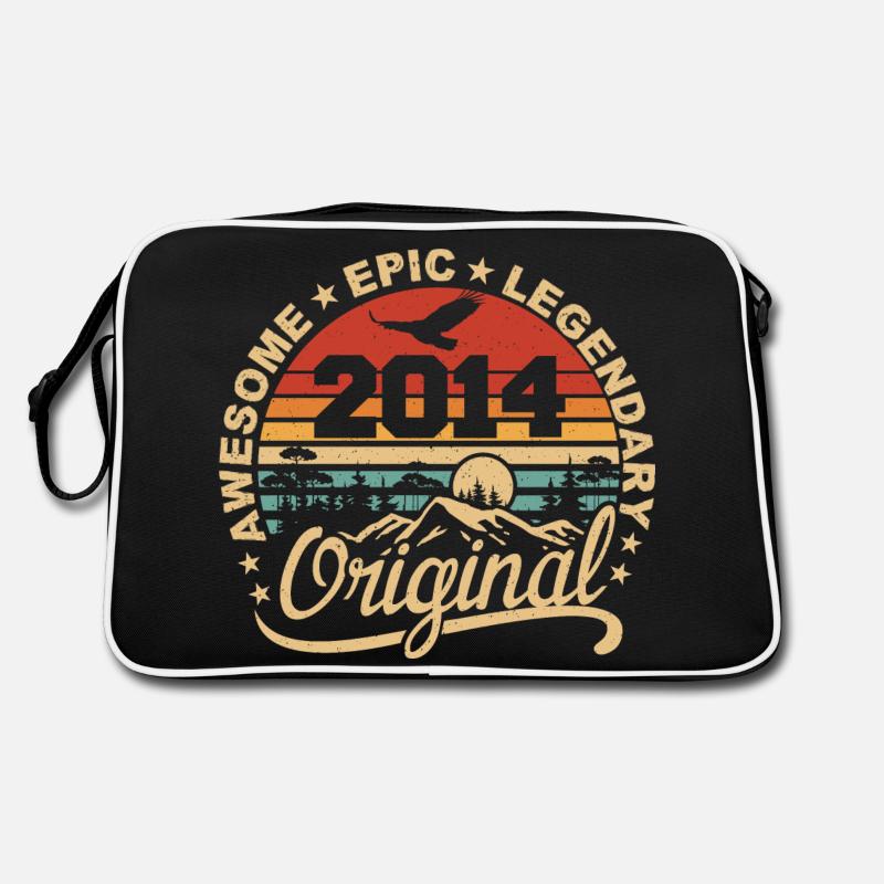 Original 2014 Cadeau Anniversaire 2014 Rétro 2014 Sac Retro