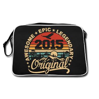 Original 2015 Cadeau Anniversaire 2015 Rétro 2015 - Sac Retro - noir/blanc - Dos