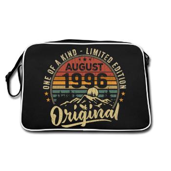August 1996 Birthday Gift 1996 Legends August - Retro Bag - black/white - Back