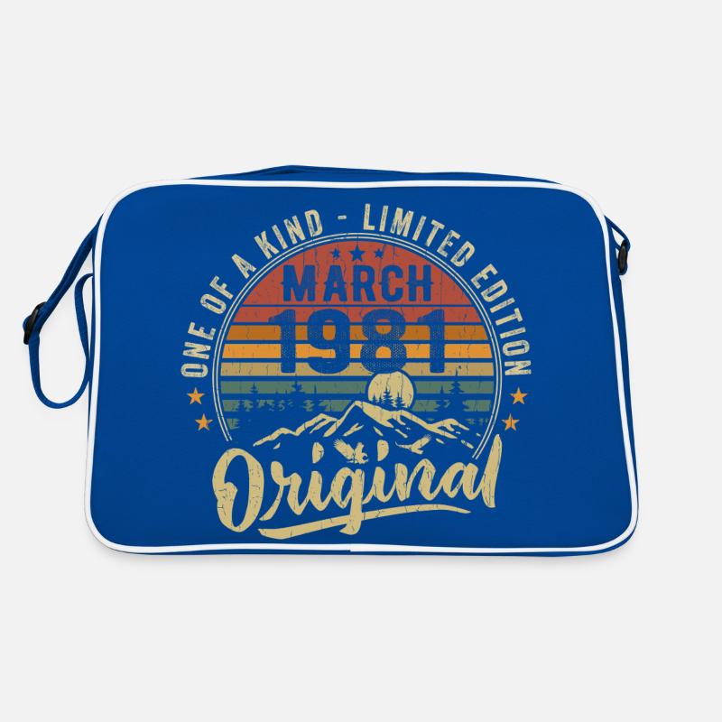 Birthday Ideas March 1981 Original March 1981 Retro Bag