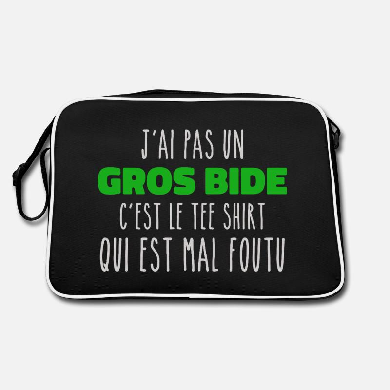 J'ai Pas Un Gros Bide C'est Le Tee Shirt Cadeau Sac Retro