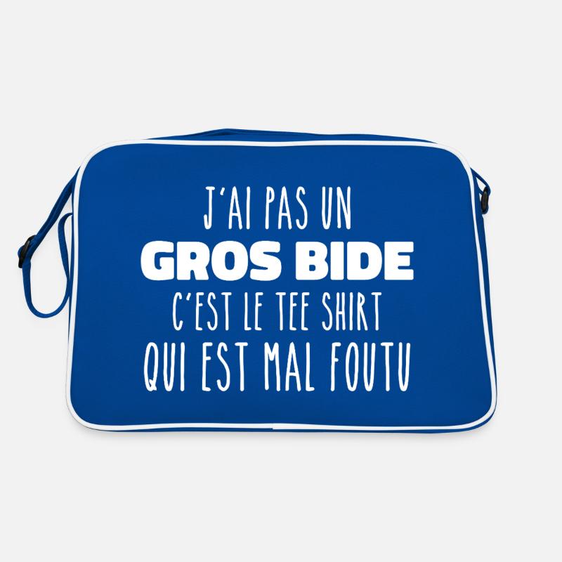J'ai Pas Un Gros Bide C'est Le Tee Shirt Cadeau Sac Retro