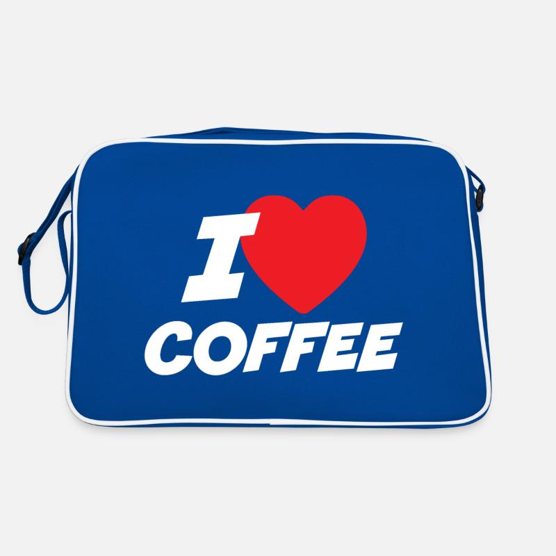 I Love Coffee Retro Bag