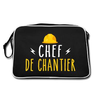 Site Manager - Retro Bag - black/white - Back