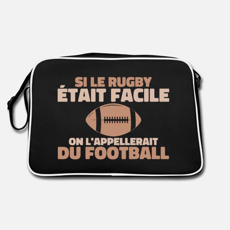 If rugby was easy Retro Bag