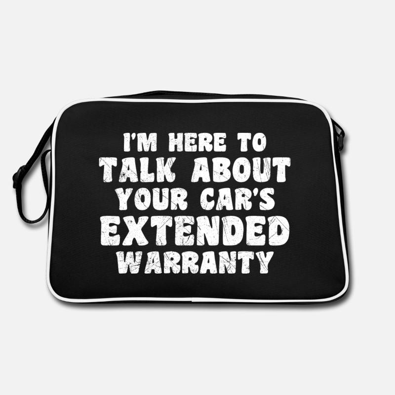 Hallo, ich bin hier, um über Ihre erweiterten Autos zu sprechen - Retro Tasche - Schwarz/Weiß