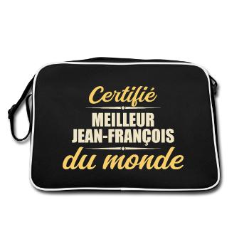 Certified best jeans françois in the world - Retro Bag - black/white - Back