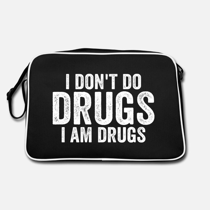 Ich nehme keine Drogen, ich bin Drogen Retro Tasche