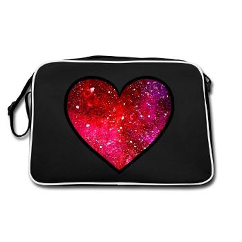 Cosmic Love - Retro Bag - black/white - Back