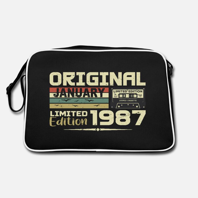 Janvier 1987 | Cadeau D’anniversaire Janvier 1987 Sac Retro