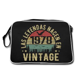 Las leyendas nacen 1978 Regalo de Cumpleaños 1978 - Sac Retro - noir/blanc - Dos