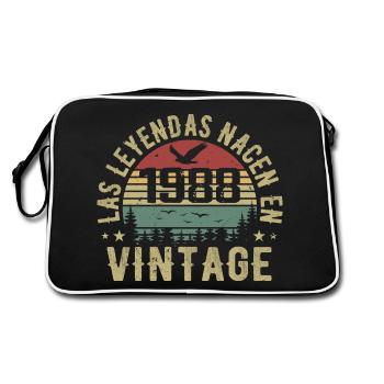 Las leyendas nacen 1988 Regalo de Cumpleaños 1988 - Sac Retro - noir/blanc - Dos
