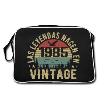 Las leyendas nacen 1985 Regalo de Cumpleaños 1985 - Sac Retro - noir/blanc - Dos