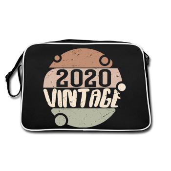 Vintage 2020 Cadeaux rétro 2020 millésime 2020 - Sac Retro - noir/blanc - Dos
