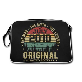 Cadeau Anniversaire Juillet 2010 Nées en Juillet - Sac Retro - noir/blanc - Dos