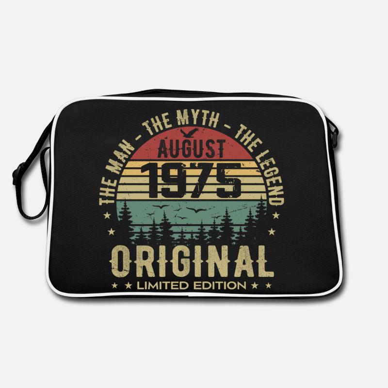 Legend Since Aug 1975 Birthday Gift 1975 Retro Bag