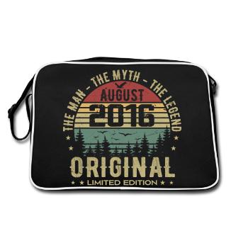 Légende Depuis Août 2016 Cadeau Anniversaire 2016 - Sac Retro - noir/blanc - Dos