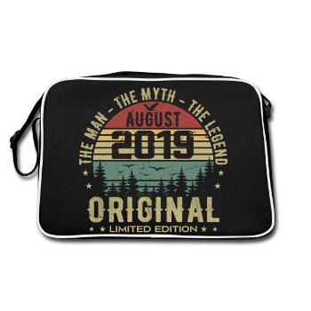 Légende Depuis Août 2019 Cadeau Anniversaire 2019 - Sac Retro - noir/blanc - Dos