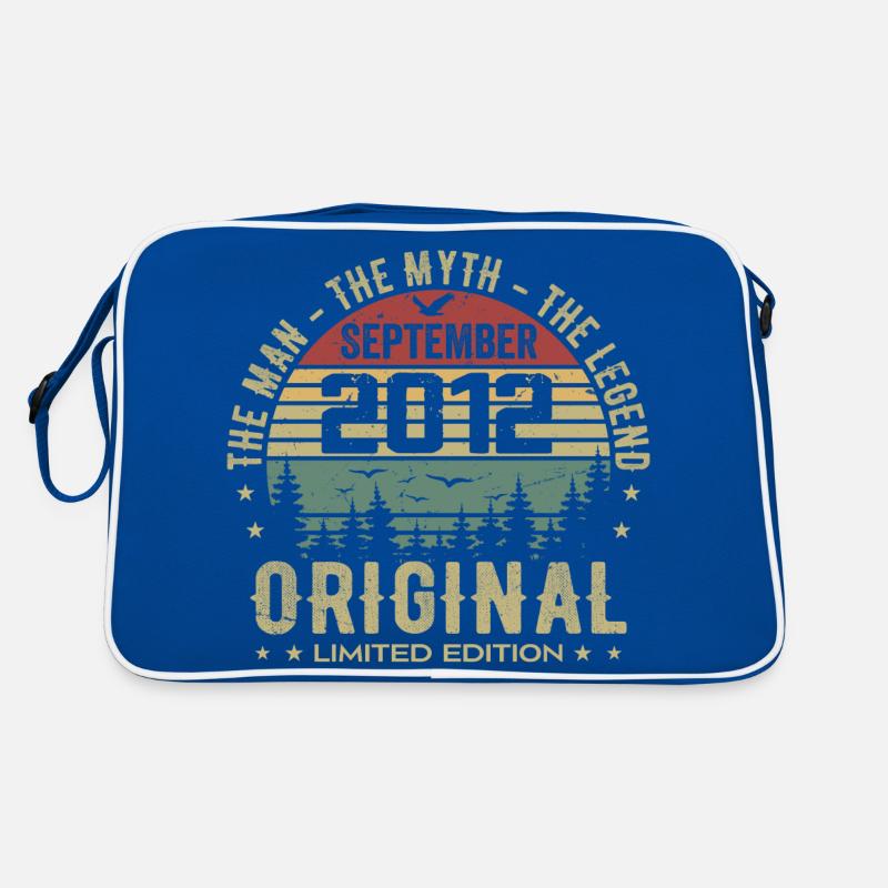 Ursprüngliches Geburtstag 2012 - September 2012 Geschenk Retro Tasche