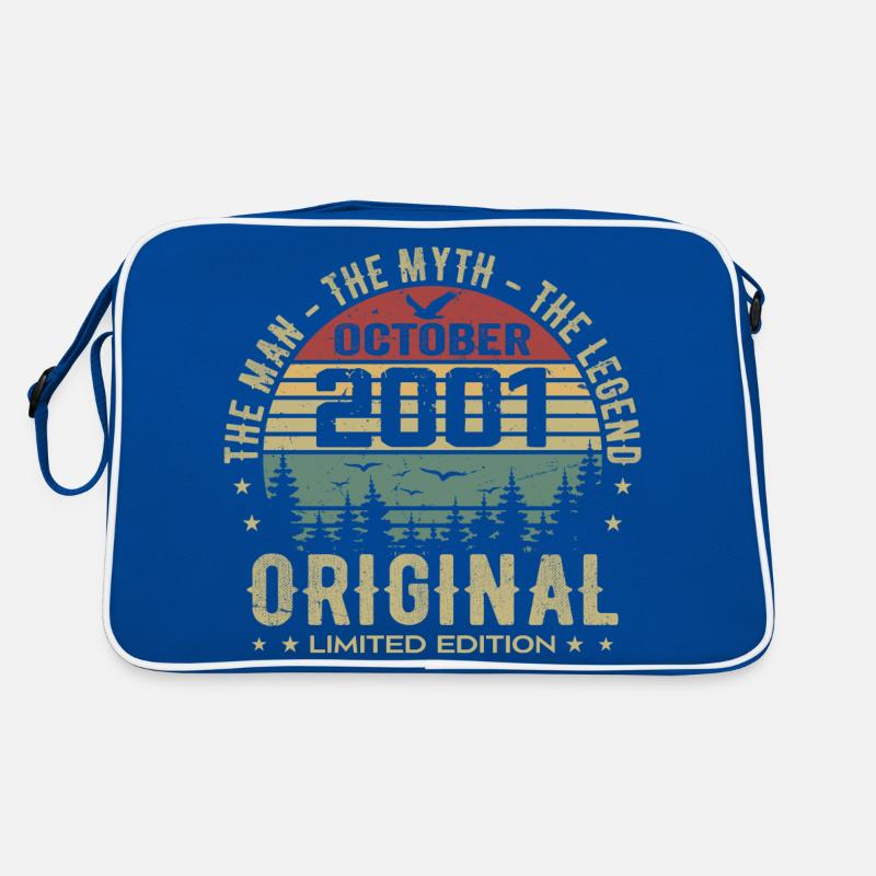 Man Birthday Gift 2001 October 2001 Retro Bag