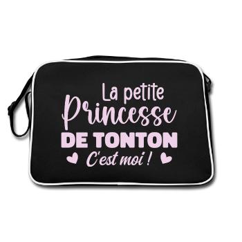 La petite princesse de tonton - Sac Retro - noir/blanc - Dos