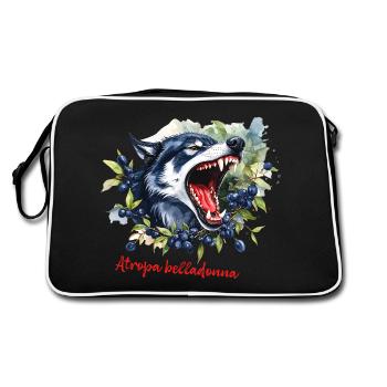 Goji – Atropa belladonna - Sac Retro - noir/blanc - Dos